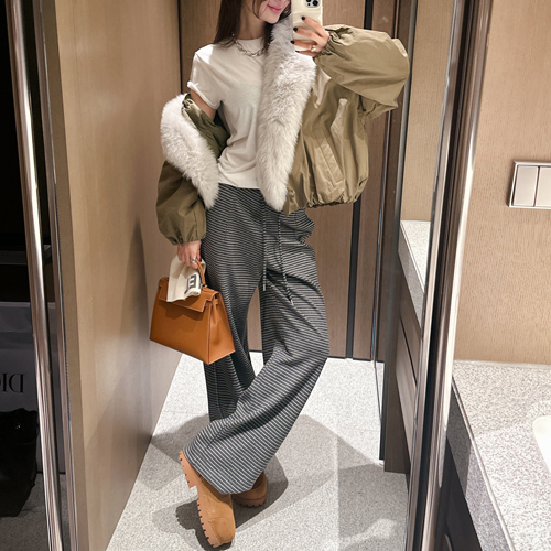 Marc stripe wide pants