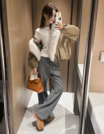 Marc stripe wide pants