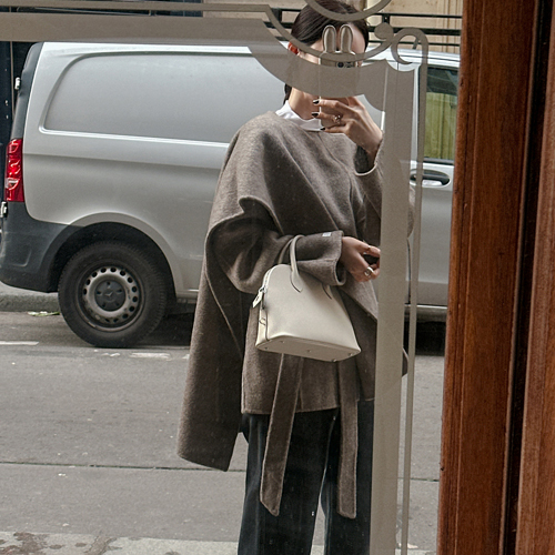 Vance harp shawl handmade coat