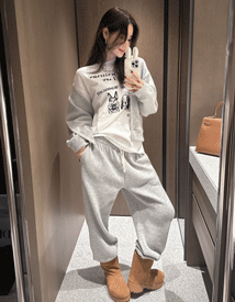 Cage wool banding pants