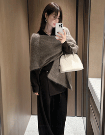 Formell mohair shawl cardigan