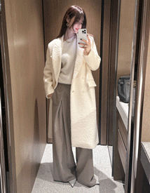 Dubbo alpaca boucle coat