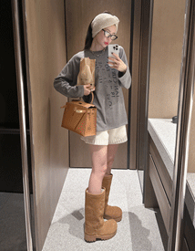 Demi wool pocket knit pants