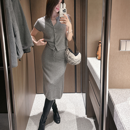 Share lambswool skirt