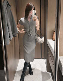 Share lambswool skirt