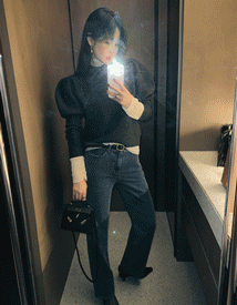 Novah volume shoulder knit