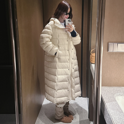 Pont duck down long padding (white)