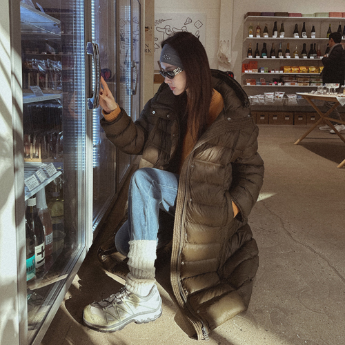 Pont duck down long padding (khaki)