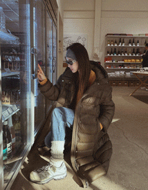 Pont duck down long padding (khaki)