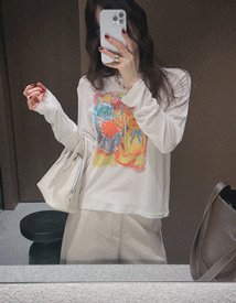 Crayon long sleeve wool tee