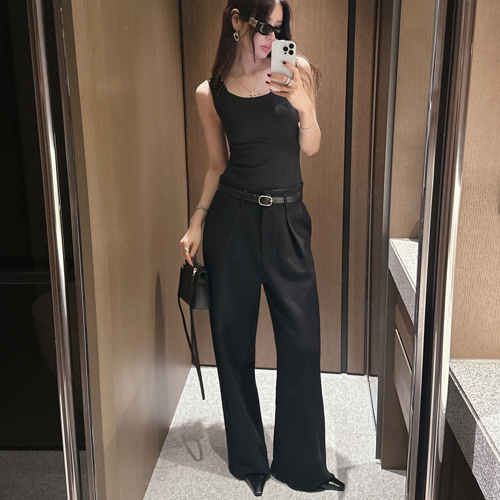 Charley pin-tuck gimo pants (gimo)