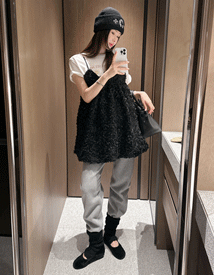 Melon fleece jogger pants