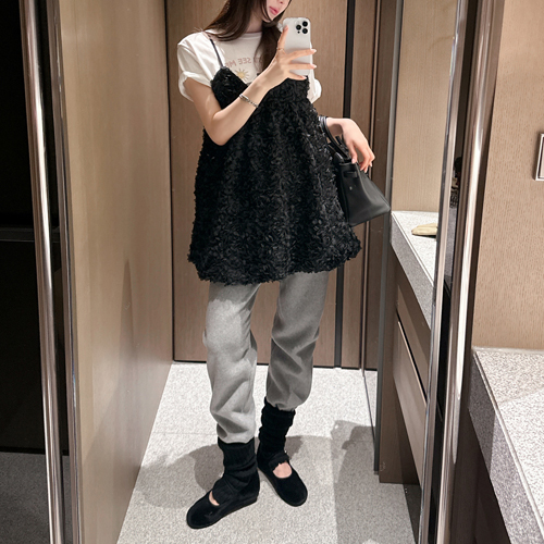 Melon fleece jogger pants