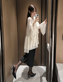 Freely shirring dress