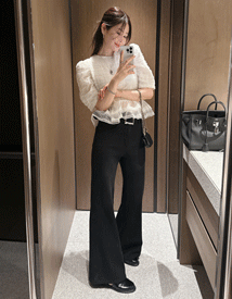 Lily shirring blouse