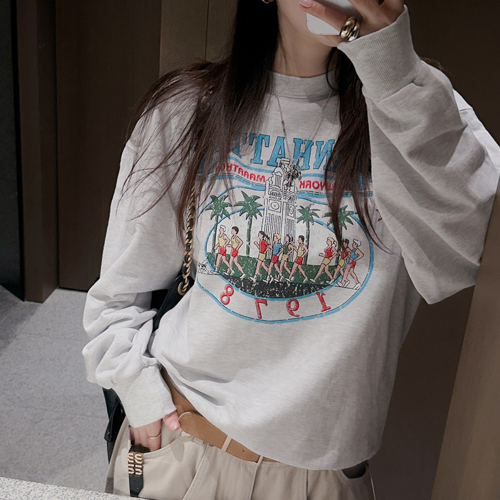 Manhattan round sweat shirt