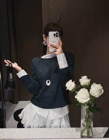 Hecto necklace set knit