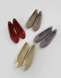 Monin round flat shoes