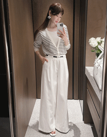 Arro layered stripe knit