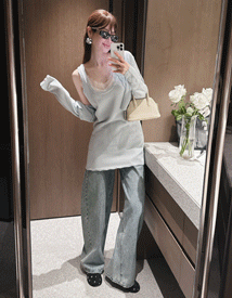 Bonnet dress set cardigan