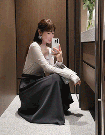 Barrel slim button tee