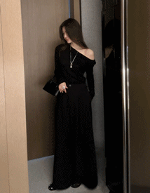 Bera button string slacks