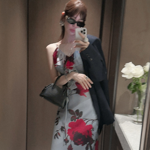 Rosemary long slip dress