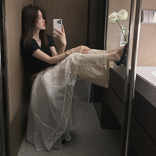 Teris layered player skirt