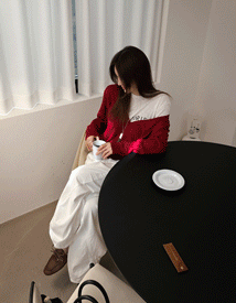 Brine deep V-neck knit