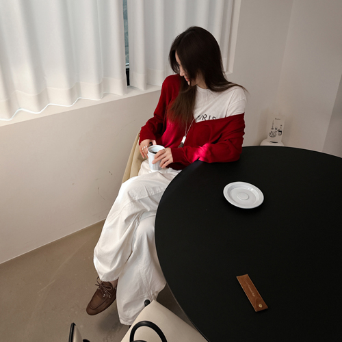 Brine deep V-neck knit