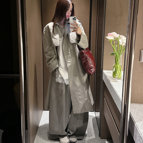 Folla cotton trench coat
