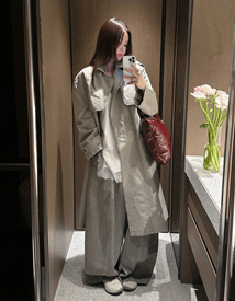 Folla cotton trench coat