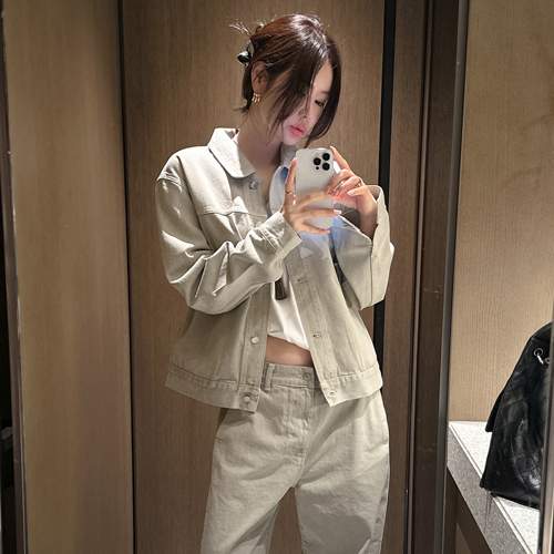 Pigment dyeing cotton jacket