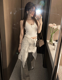 Chemi corsage nashi top