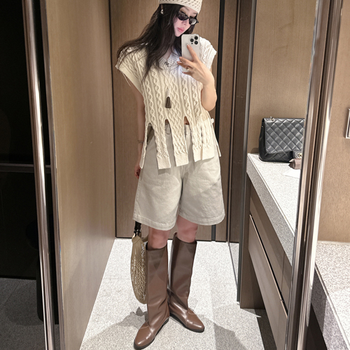 Nutty cotton half pants