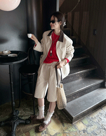 Moyse cotton half pants