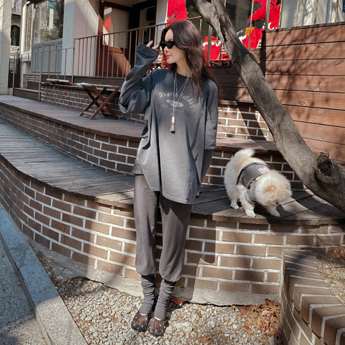 Relax flat warmer pants