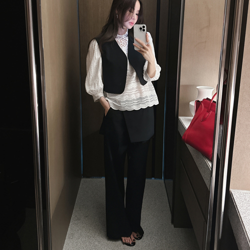 Mone french wrap pants