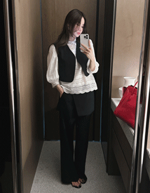 Mone french wrap pants