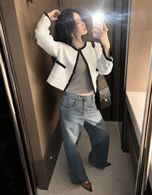 Flow combi tweed jacket