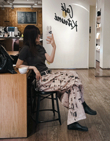Carry leopard balloon pants