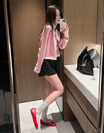 Halley two-tone cardigan