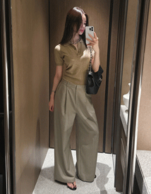 Konti wide slacks