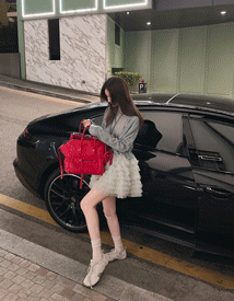 Anna cancan short skirt