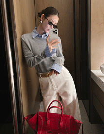 Folse shirt layering knit