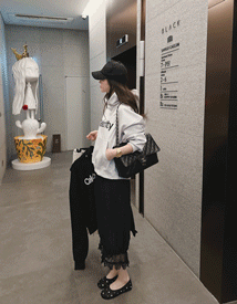 Sotie lace balloon pants