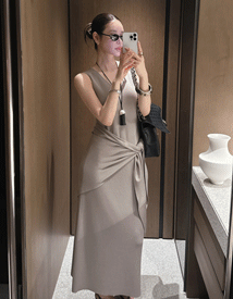 Maran tencel long dress