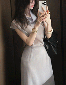 Froth cowl neck blouse