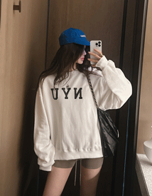NYU cotton sweat shirt