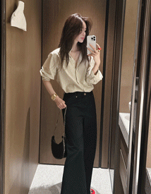 Comfort cotton tencel shirt